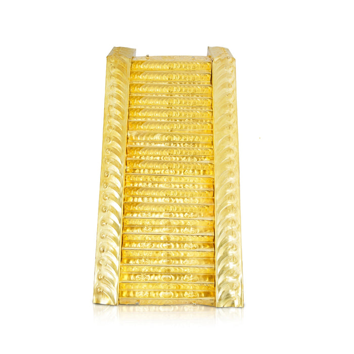 Ayyappan Padi - 12 x 20 x 11 Inches | Ayyappan 18 Padi/ Brass 18 Padi Ayyappan for Pooja