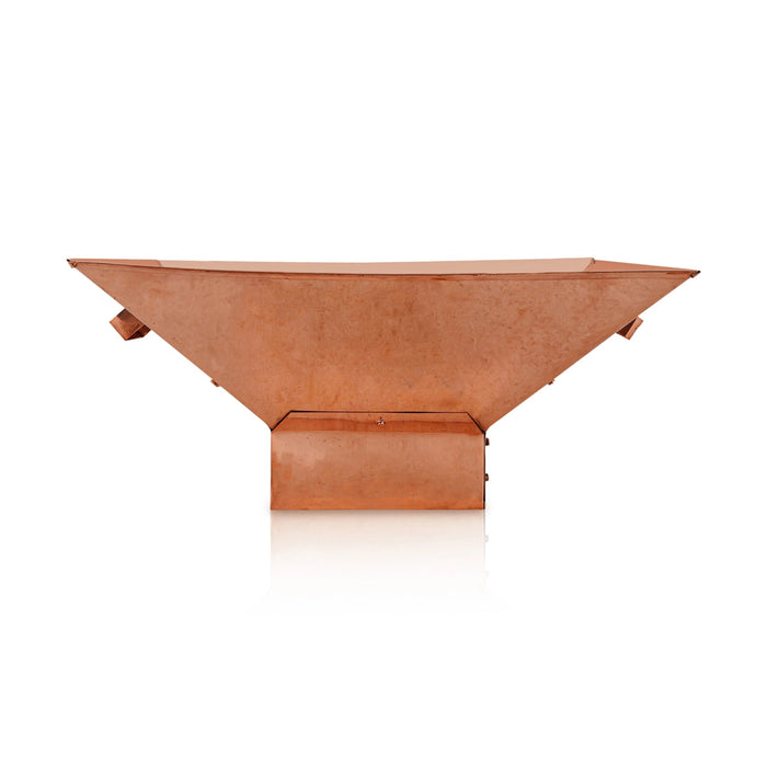 Havan Kund With Handle - 5 x 10 Inches | Hawan Kund/ Copper Agnihotra Havan Kund for Pooja
