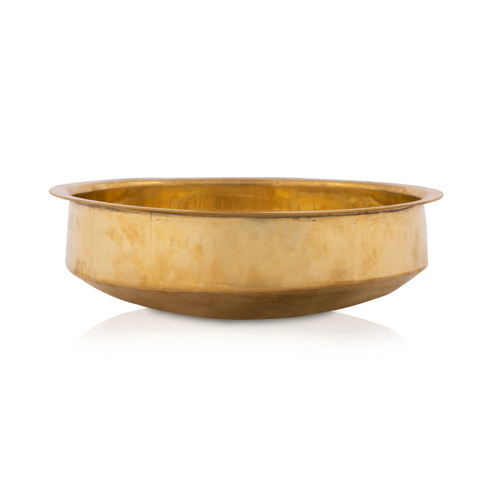 Tharpana Chatti - 2.5 x 8 Inches | Brass Bowl/ Tarpana Chatti/ Brass Vessel for Rituals