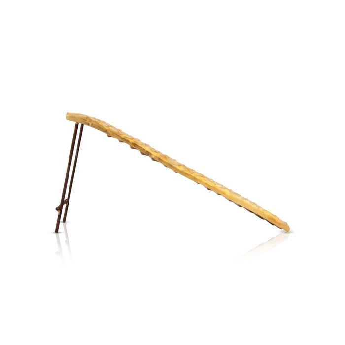 Ayyappan Padi - 6 x 10 x 5 Inches | 18 Padi Ayyappan/ Brass Sheet Ayyappan 18 Padi for Pooja/ 220 Gms Approx