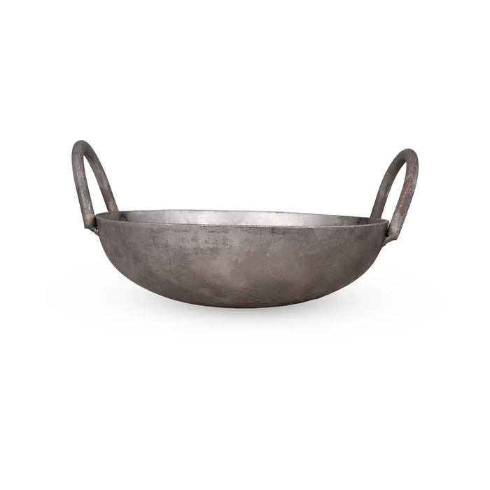 Kadai - 4 X 6 Inches | Iron Kadhai/ Cooking Vessel/ Cookware For Traditional Cooking And Kitchen