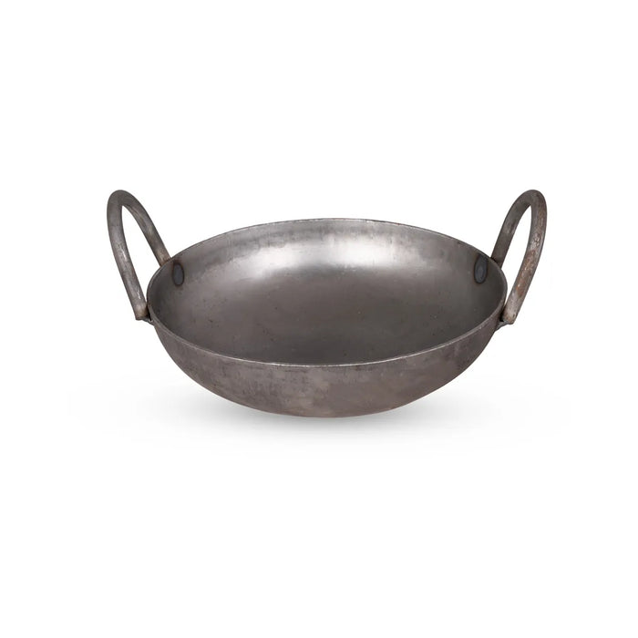 Kadai - 4 X 6 Inches | Iron Kadhai/ Cooking Vessel/ Cookware For Traditional Cooking And Kitchen