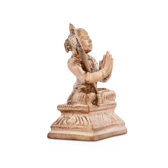 Ramanujacharya Idol - 1.75 x 1 Inches | Panchaloha Idol/ Ramanujar Statue for Pooja/ 65 Gms Approx
