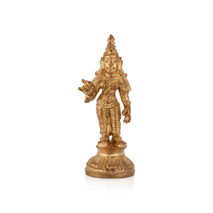 Sivagami Statue - 2.5 x 1 Inches | Panchaloha Idol/ Sivagami Idol for Pooja/ 45 Gms Approx