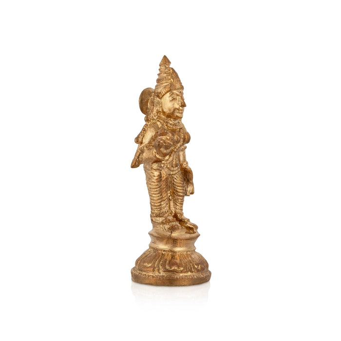 Sivagami Statue - 2.5 x 1 Inches | Panchaloha Idol/ Sivagami Idol for Pooja/ 45 Gms Approx