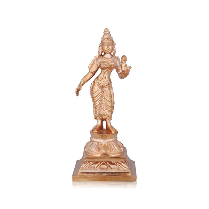 Murugan Valli Deivanai Statue Set - 5 X 2 Inches | Panchaloha Statue\ Murugan Valli Deivanai Idol For Pooja