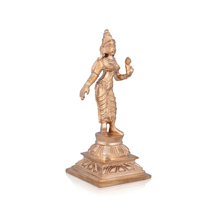 Murugan Valli Deivanai Statue Set - 5 X 2 Inches | Panchaloha Statue\ Murugan Valli Deivanai Idol For Pooja