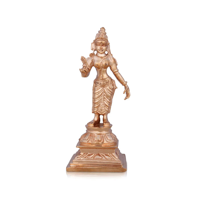 Murugan Valli Deivanai Statue Set - 5 X 2 Inches | Panchaloha Statue\ Murugan Valli Deivanai Idol For Pooja