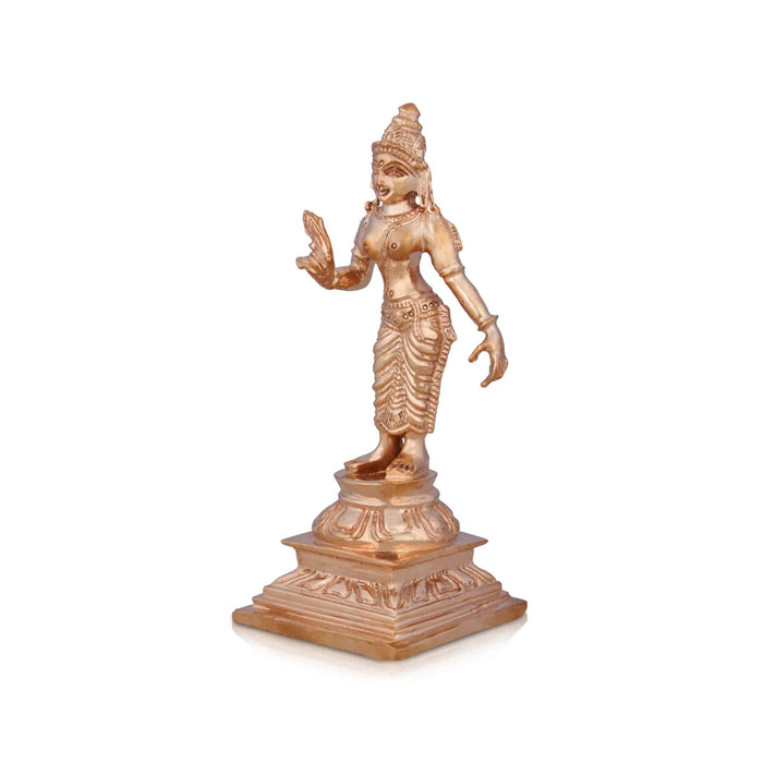 Murugan Valli Deivanai Statue Set - 5 X 2 Inches | Panchaloha Statue\ Murugan Valli Deivanai Idol For Pooja