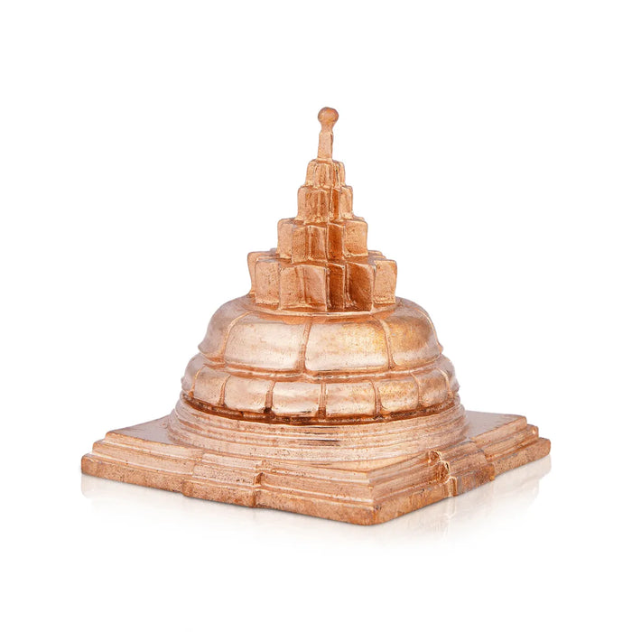 Maha Meru Shree Yantra - 2 X 2 Inches | Panchaloha Mahameru Yantra/ Sri Chakra Maha Meru For Pooja