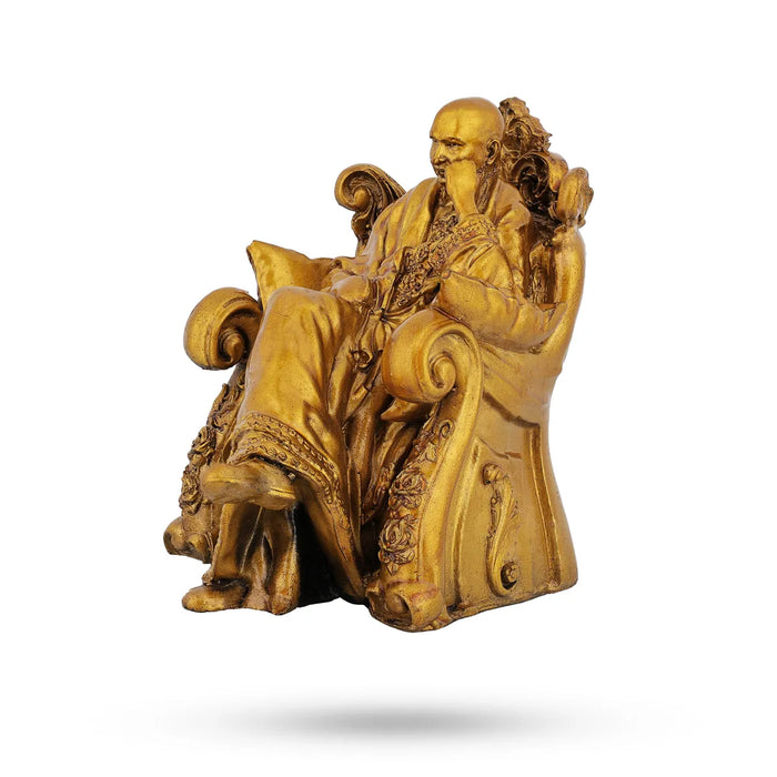 Delhi Guruji Idol - 4 x 3.25 Inches | Decorative Guruji Murti / Spiritual Statue for Home Decor