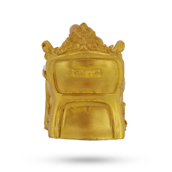 Delhi Guruji Idol - 4 x 3.25 Inches | Decorative Guruji Murti / Spiritual Statue for Home Decor