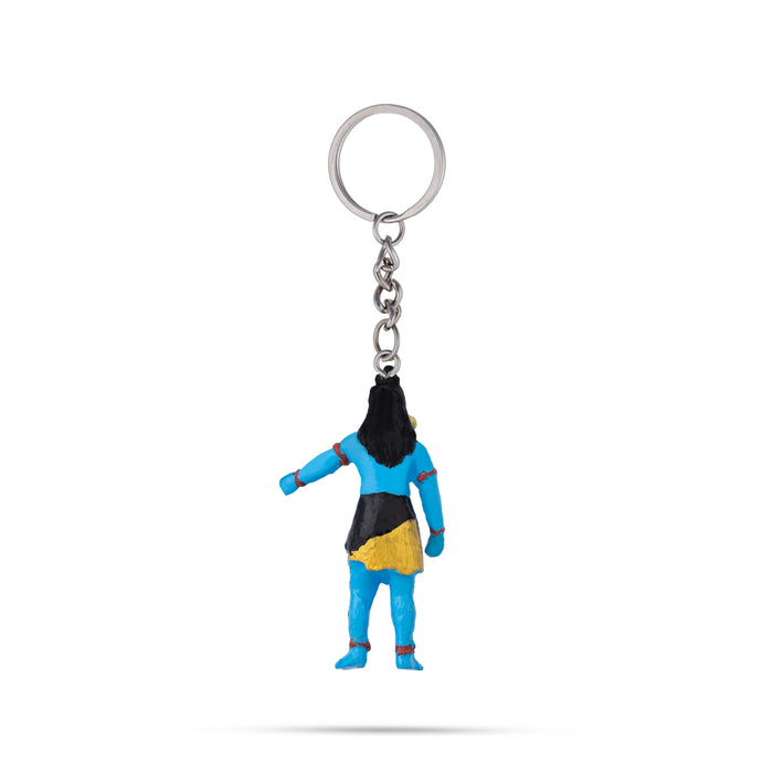 Shiv Murti Design Key Chain - 2.75 x 1.25 Inches | Key Ring/ Key Holder For Gifting & Bike