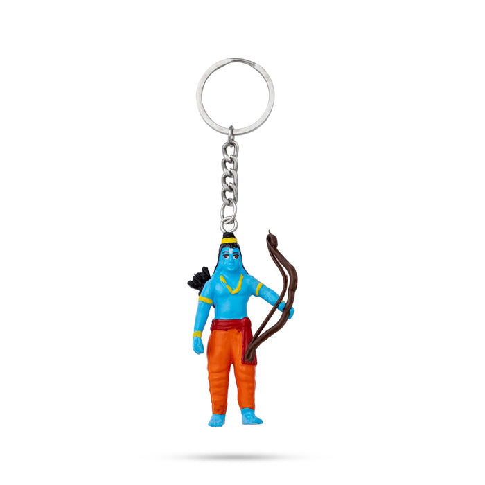 Rama Murti Design Key Chain - 2.5 x 1.5 Inches | Key Ring/ Key Holder For Gifting & Bike