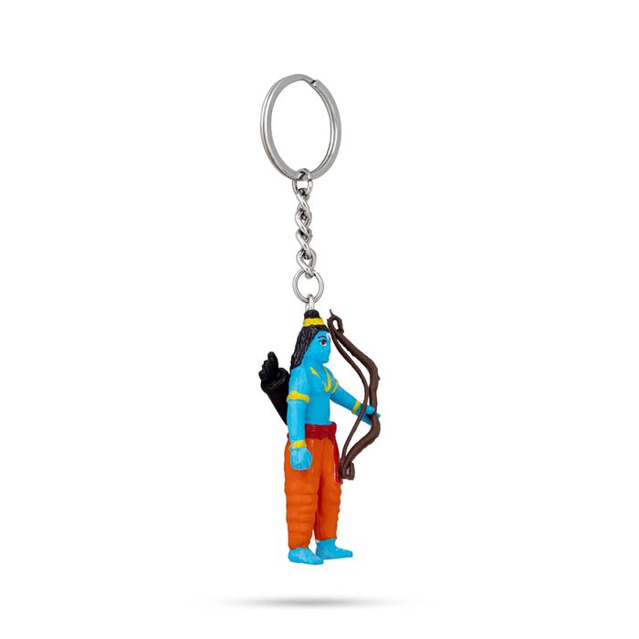 Rama Murti Design Key Chain - 2.5 x 1.5 Inches | Key Ring/ Key Holder For Gifting & Bike