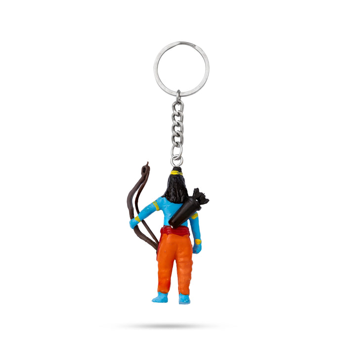 Rama Murti Design Key Chain - 2.5 x 1.5 Inches | Key Ring/ Key Holder For Gifting & Bike