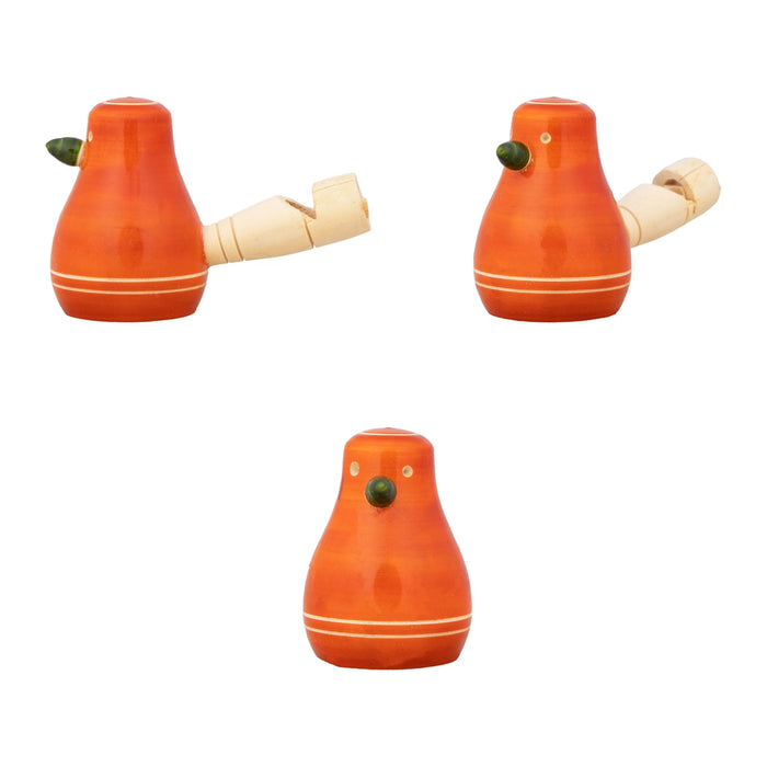 Wooden Whistle - 2 X 3 Inches | Handcrafted Whistle/ Bird Design Whistle For Kids, Playtime, And Return Gifts