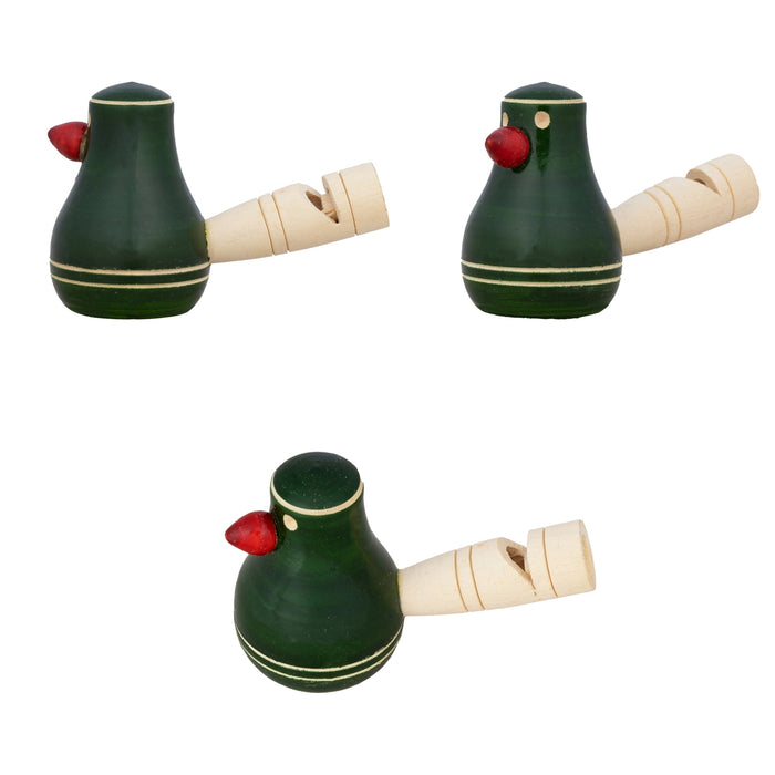 Wooden Whistle - 2 X 3 Inches | Handcrafted Whistle/ Bird Design Whistle For Kids, Playtime, And Return Gifts