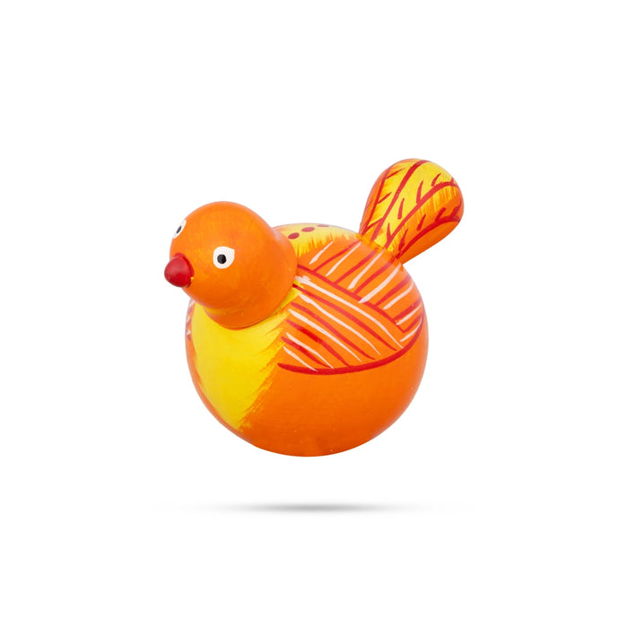 Wooden Bird - 3.5 X 2.5 Inches | Wood Sculpture/ Self Balancing Doll/ Wooden Toy For Home Decor & Gifting