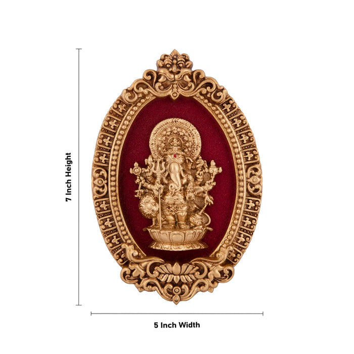 Shubha Drishti Ganapathi - 7 x 5 Inches | Shubh Drishti Ganapathy Wall Hanging for Home Decor