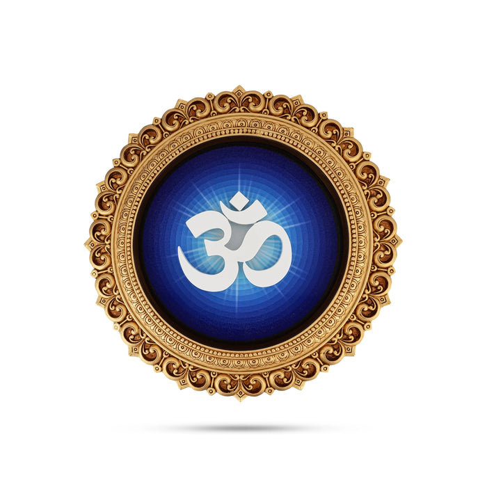 Subha Drishti Wall hanging - 15 Inches | Om design Wall Hanger/ Wall Decor For Pooja Space