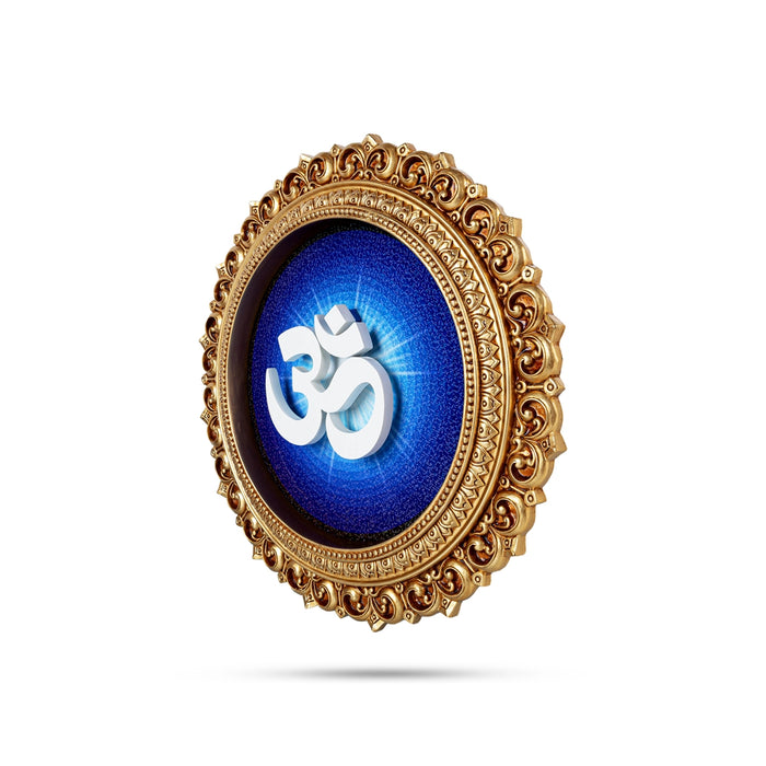 Subha Drishti Wall hanging - 15 Inches | Om design Wall Hanger/ Wall Decor For Pooja Space