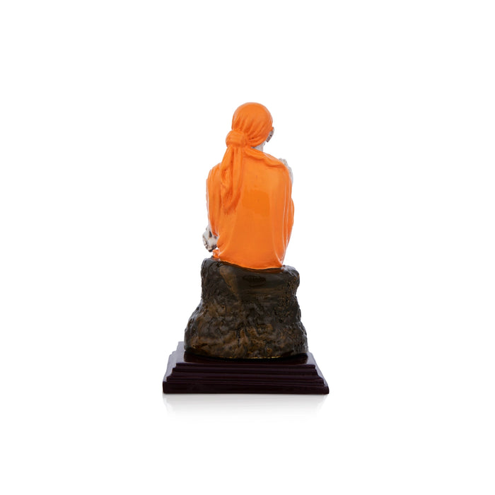 Shirdi Saibaba - 5 x 2.5 Inches | Marble Dust Sai Baba Murti/ Saibaba Statue/ Sai Baba Idol for Home