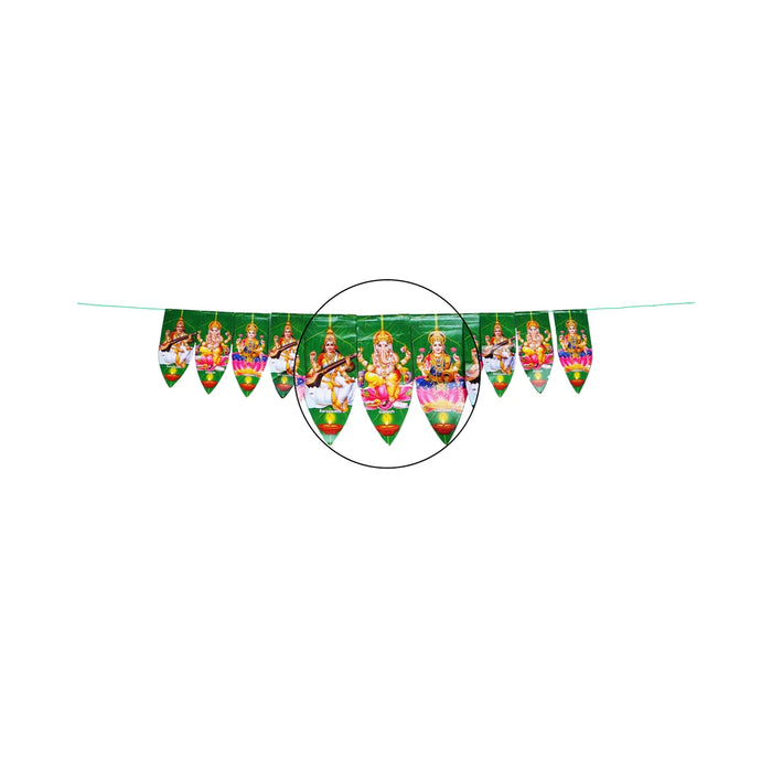 Thoranam - 36 Inches | Green Bandhanwar/ Mango Leaf Toran for Home Decor