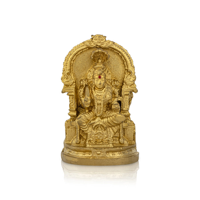 Karumari Amman Statue - 3 x 2 Inches | Resin Statue/ Karumari Amman Murti for Pooja