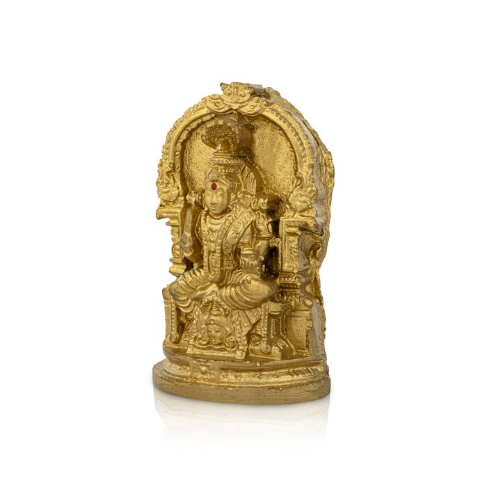 Karumari Amman Statue - 3 x 2 Inches | Resin Statue/ Karumari Amman Murti for Pooja