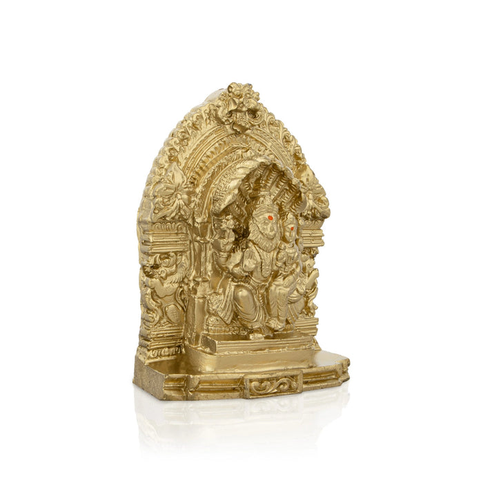Lakshmi Narasimhar Idol With Arch | Lakshmi Narasimhar Statue/ Resin Statue for Pooja