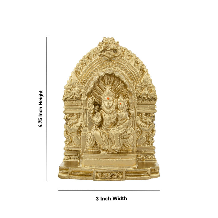 Lakshmi Narasimhar Idol With Arch | Lakshmi Narasimhar Statue/ Resin Statue for Pooja