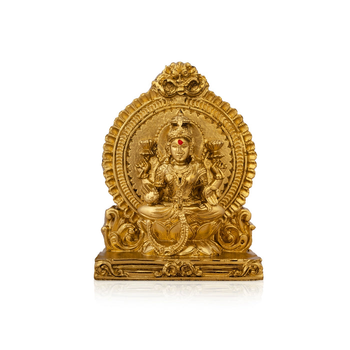 Lakshmi Idol With Arch - 4.5 x 3.25 Inches | Laxmi Murti/ Resin Statue/ Lakshmi Murti for Pooja
