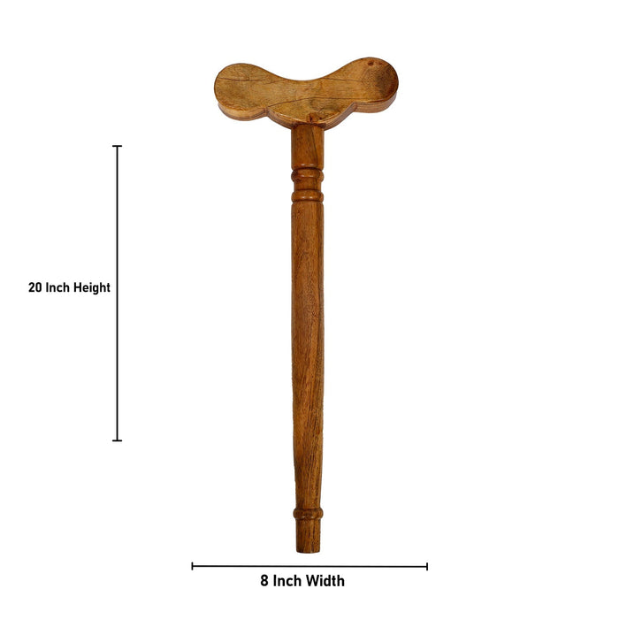 Yoga Danda - 20 Inches | Wooden Staff/ Meditation Stick/ Yoga Stick For Spiritual Practice & Meditation