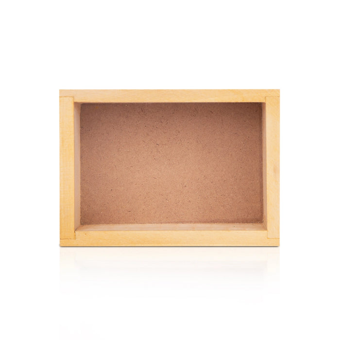 Tea Coaster Set - 3.5 x 3 Inches | 6 Pcs / Wooden Coaster stand/ Tajmahal Design Table Coasters for Home