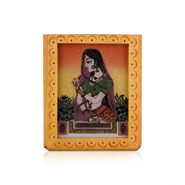 Pen Stand - 4.5 x 3 Inches | Wooden Pen Holder/ Pen Organizer For Desk
