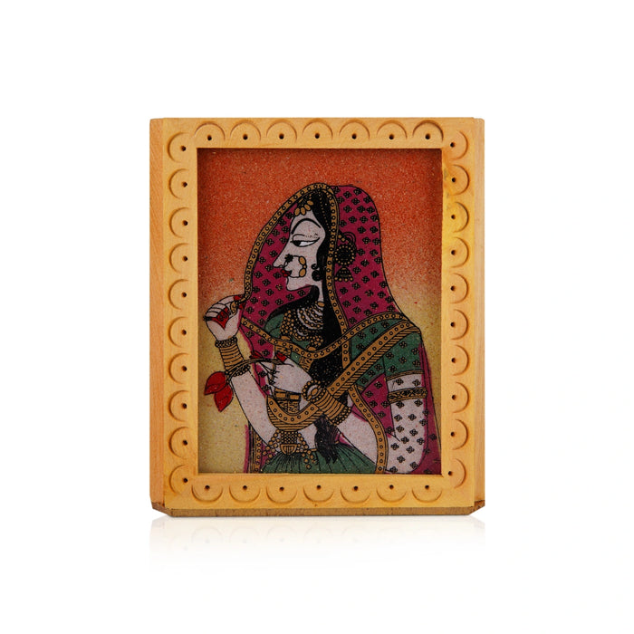 Pen Stand - 4.5 x 3 Inches | Wooden Pen Holder/ Pen Organizer For Desk