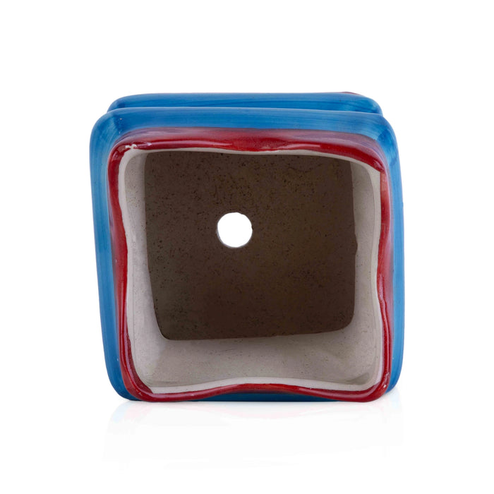 Thulasi Maadam - 5.75 x 5 Inches | Ceramic Holy Basil Plant Holder/ Tulsi Vrindavan