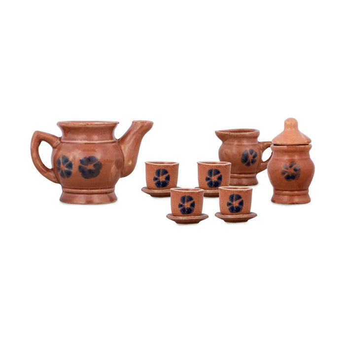 Cup And Saucer Toy Set - 3 X 4 Inches | 7 Pcs/ Tea Cup Plates/ Ceramic Cupsaucer For Childrens