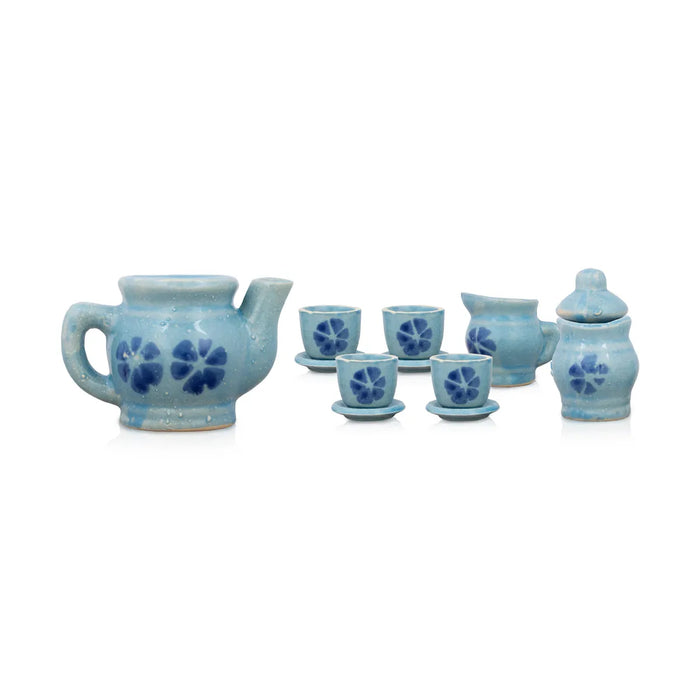 Cup And Saucer Toy Set - 3 X 4 Inches | 7 Pcs/ Tea Cup Plates/ Ceramic Cupsaucer For Childrens