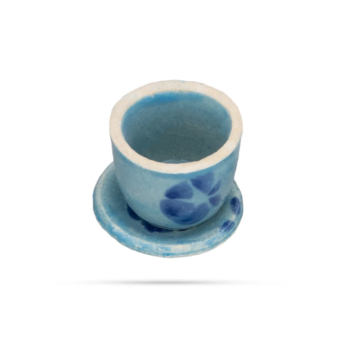 Cup And Saucer Toy Set - 3 X 4 Inches | 7 Pcs/ Tea Cup Plates/ Ceramic Cupsaucer For Childrens