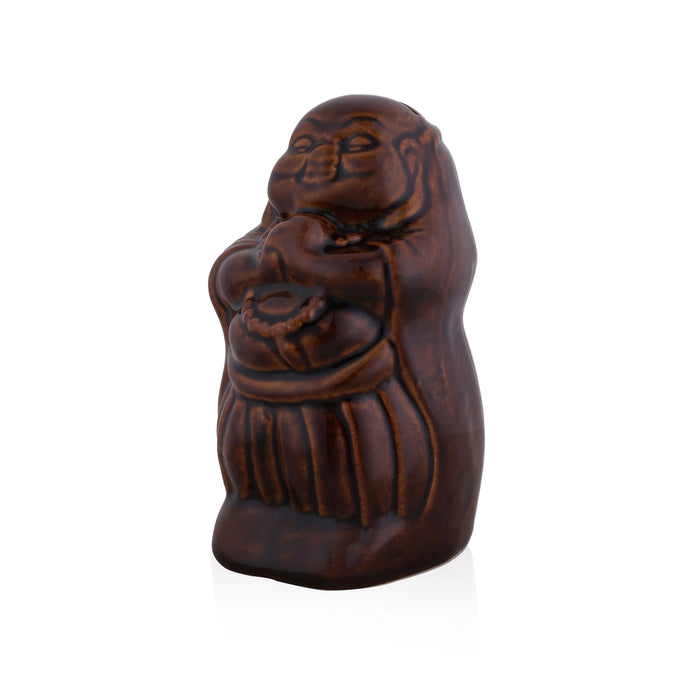 Undiyal - 7 x 4 Inches | Ceramic Coin Bank/ Money Saving Bank/ Mitti Gullak for Kids & Home