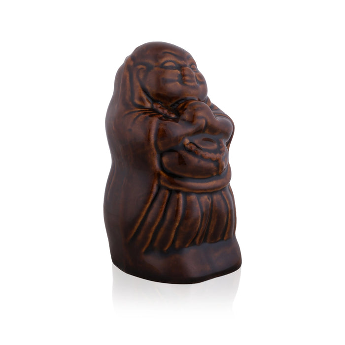 Undiyal - 7 x 4 Inches | Ceramic Coin Bank/ Money Saving Bank/ Mitti Gullak for Kids & Home
