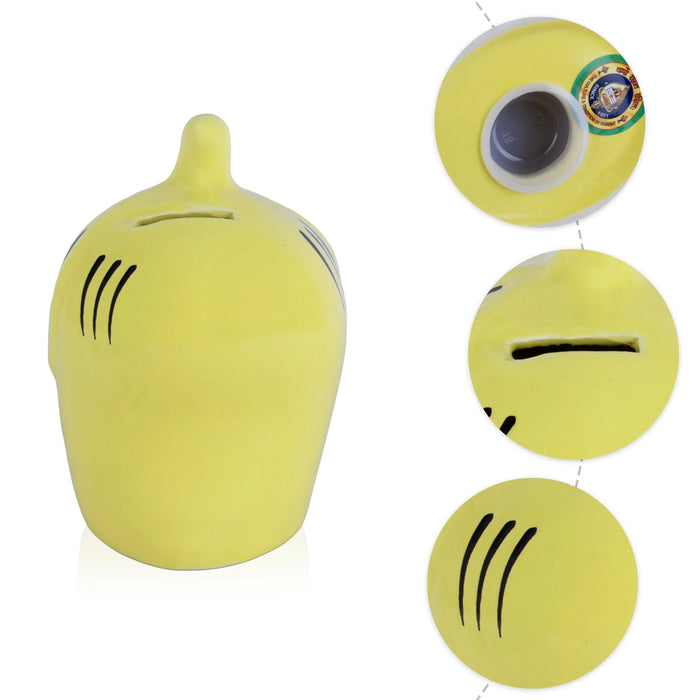 Undiyal - 7 x 4 Inches | Ceramic Coin Bank/ Money Saving Bank/ Mitti Gullak for Kids & Home