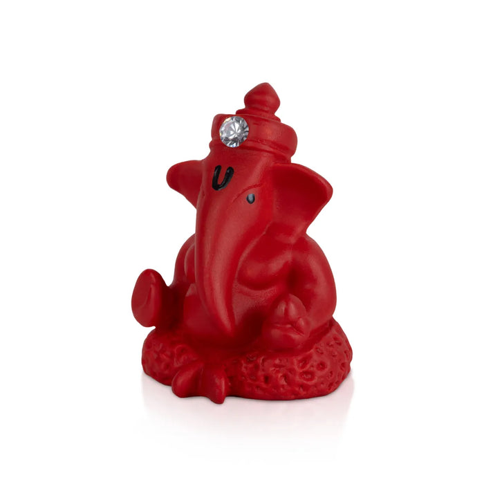 Ganesh Murti - 1.25 X 1 Inches | Ganpati Idol/ Small Ganesha Statue For Home Decor & Gifting