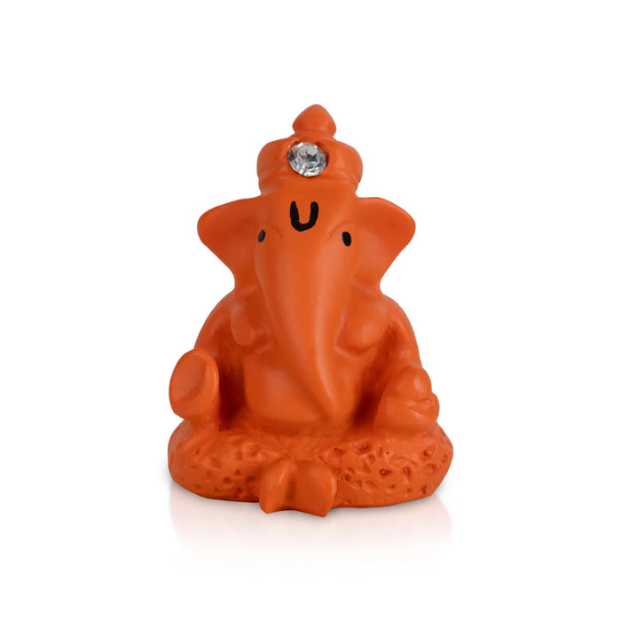 Ganesh Murti - 1.25 X 1 Inches | Ganpati Idol/ Small Ganesha Statue For Home Decor & Gifting