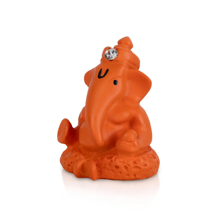 Ganesh Murti - 1.25 X 1 Inches | Ganpati Idol/ Small Ganesha Statue For Home Decor & Gifting