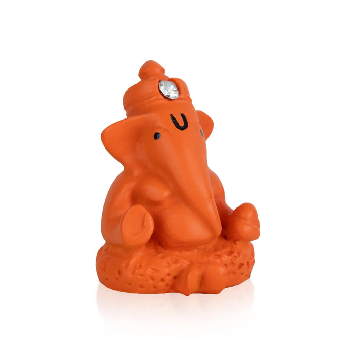 Ganesh Murti - 1.25 X 1 Inches | Ganpati Idol/ Small Ganesha Statue For Home Decor & Gifting