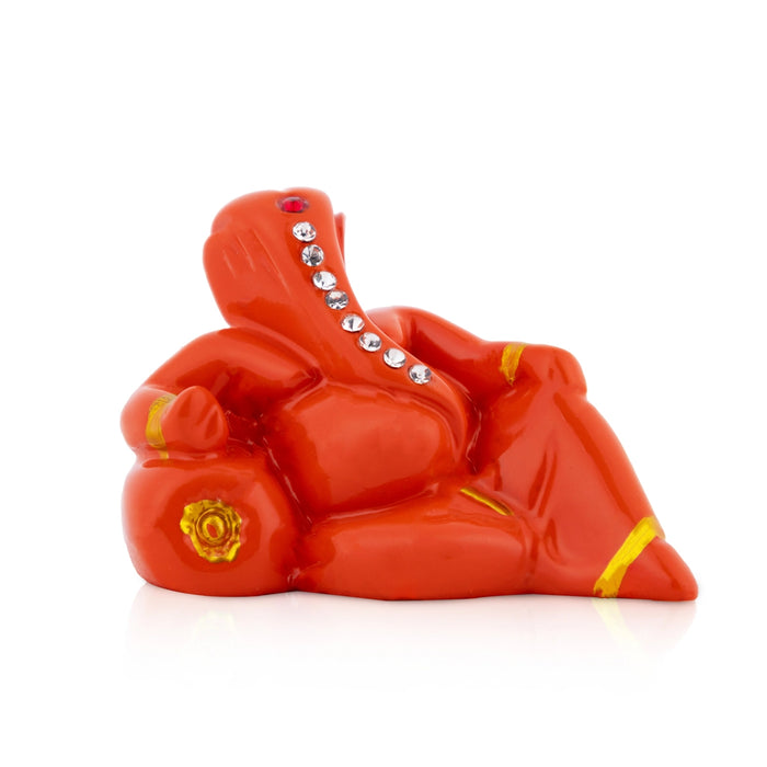 Ganesh Murti - 2 Inches | Ganpati Murti/ Vinayaka Idol For Pooja Room And Car Dashboard