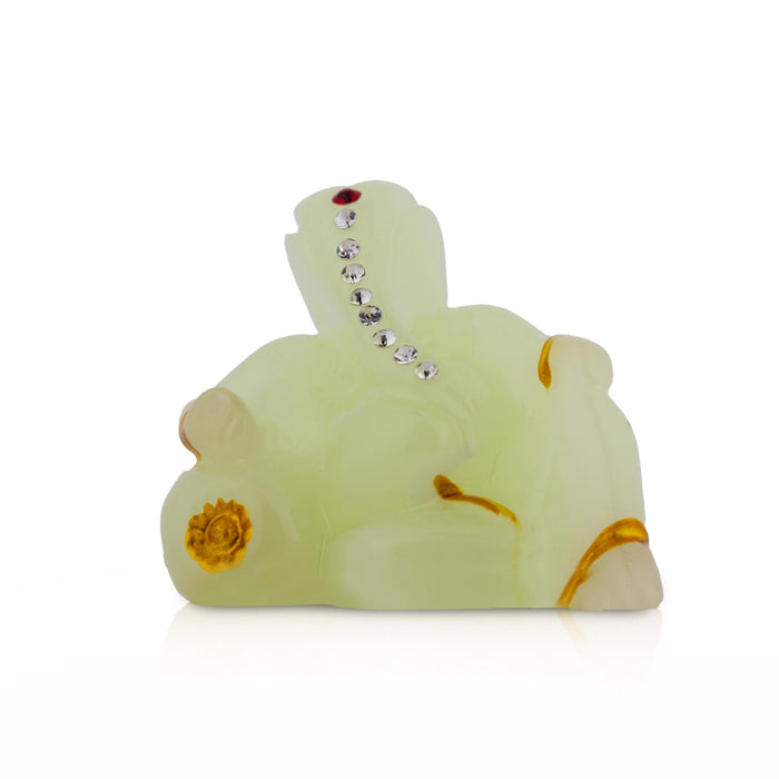 Ganesh Murti - 2 Inches | Ganpati Murti/ Vinayaka Idol For Pooja Room And Car Dashboard